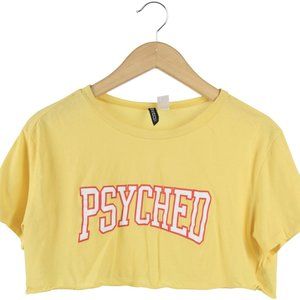 Yellow Crop Top